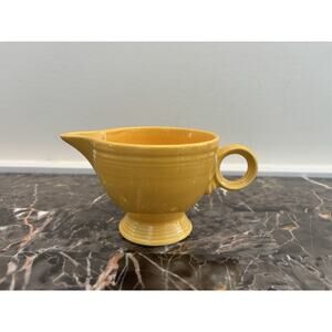 Vintage 1950’s Fiestaware Ring Handle Creamer - Marigold Homer Laughlin